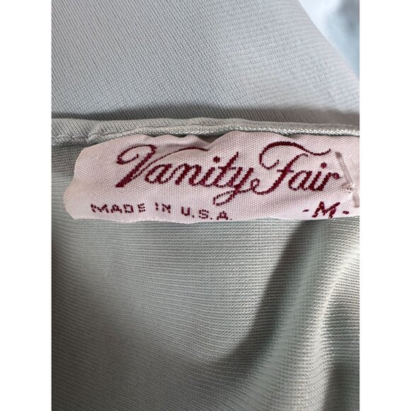 Vanity Fair Vintage Light Blue Nightgown M Made In USA - Picture 5 of 16
